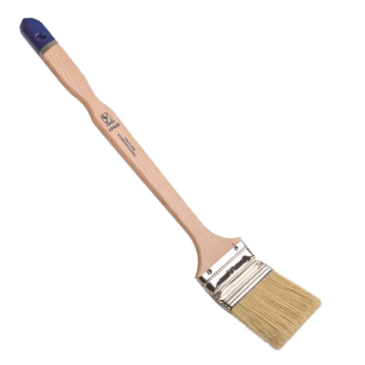 02-0232-5 Πινέλα ιταλίας στραβά S830 επαγγελματικά λευκή τρίχα Νο40 - 1,5" - Image 1