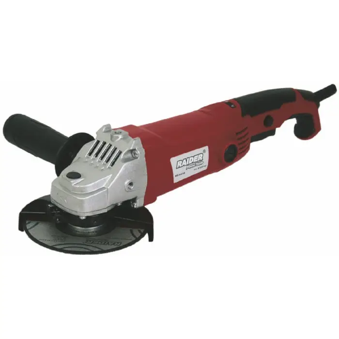 RAIDER ΓΩΝΙΑΚΟΣ ΤΡΟΧΟΣ 125mm ΡΥΘΜ. 1150W RD-AG39 020140 - Image 2