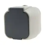 GEYER ΠΡΙΖΑ ΜΟΝΗ IP54 H2-B51GM-W ΛΕΥΚΟΣ