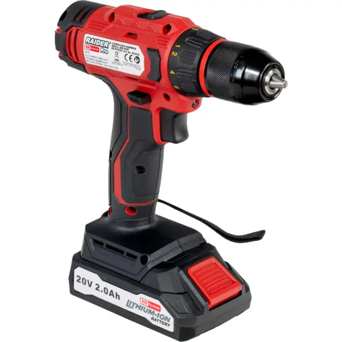 RAIDER R20 Set ΔΡΑΠΑΝΟΚΑΤΣΑΒΙΔΟ 13mm 50Nm 2Ah RDP-PCDI20 030236 - Image 2