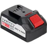 RAIDER R20 set ΔΡΑΠΑΝΟΚΑΤΣΑΒΙΔΟ & ΓΩΝΙΑΚΟΣ ΤΡΟΧΟΣ 20V με 2 Μπαταρίες  2Ah/4Ah RDP-PBCDI20&SPAG20 030238 - Image 7