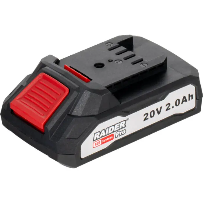 RAIDER R20 set ΔΡΑΠΑΝΟΚΑΤΣΑΒΙΔΟ & ΓΩΝΙΑΚΟΣ ΤΡΟΧΟΣ 20V με 2 Μπαταρίες  2Ah/4Ah RDP-PBCDI20&SPAG20 030238 - Image 8