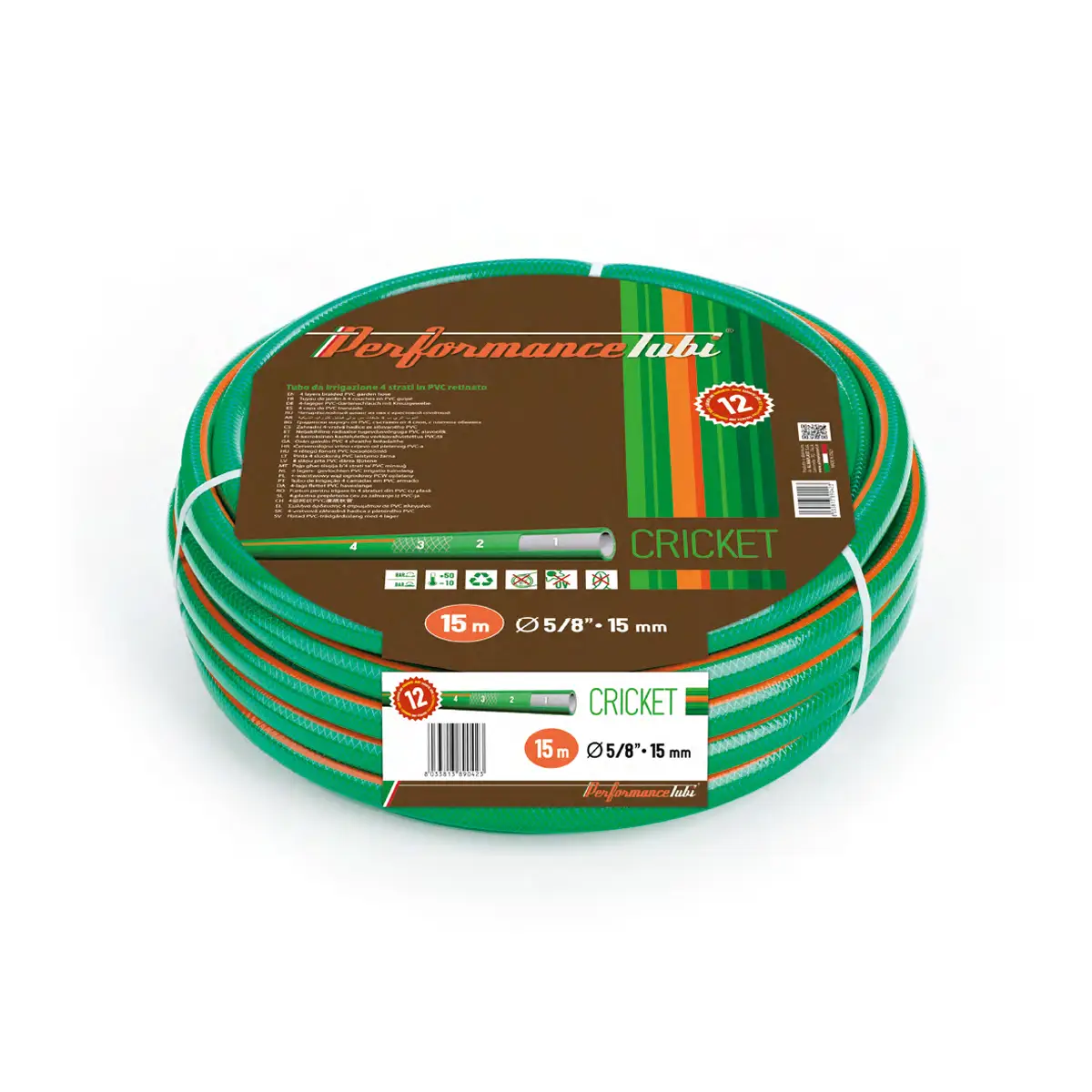 04-2980 ΛΑΣΤΙΧΟ ΠΟΤΙΣΜΑΤΟΣ CRICKET 1/2'' 15m - Image 1