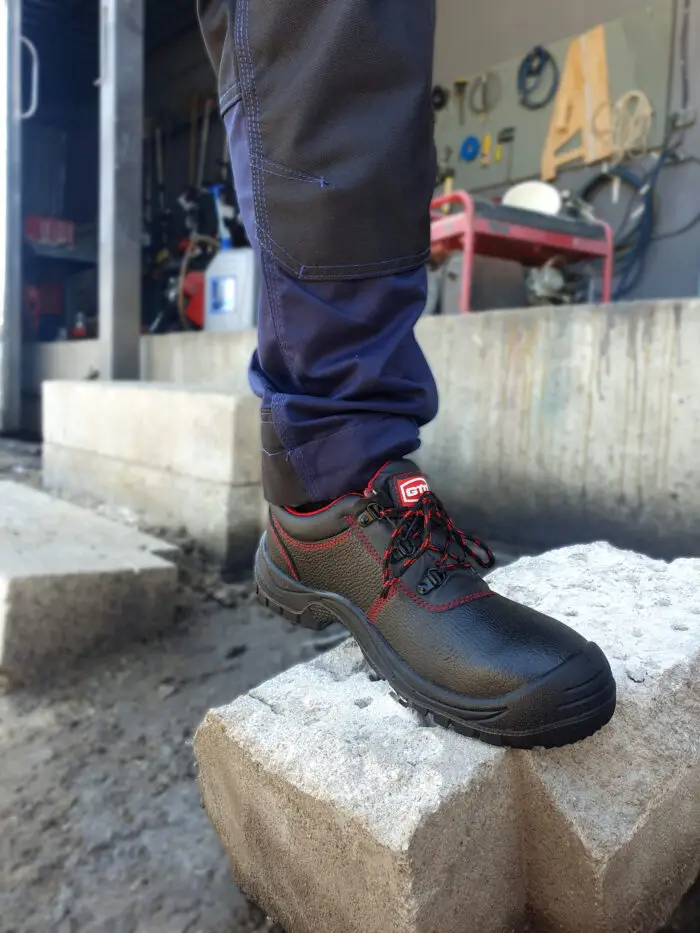 ΠΑΠΟΥΤΣΙ ΔΕΡΜΑΤΙΝΟ ΧΩΡΙΣ ΠΡΟΣΤΑΣΙΑ Ν-46 02 SRC ΜΑΥΡΟ  BWL102 - Image 4