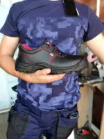 ΠΑΠΟΥΤΣΙ ΔΕΡΜΑΤΙΝΟ ΧΩΡΙΣ ΠΡΟΣΤΑΣΙΑ Ν-46 02 SRC ΜΑΥΡΟ  BWL102 - Image 5