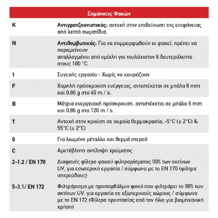 Γυαλιά/Μάσκα Εργασίας VISION για Προστασία με Μαύρους Φακούς V641 - Image 3