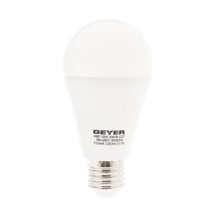 GEYER ΛΑΜΠΑ LED Α60 E27 8W ΨΥΧΡΟ 806LM LADE279E - Image 1
