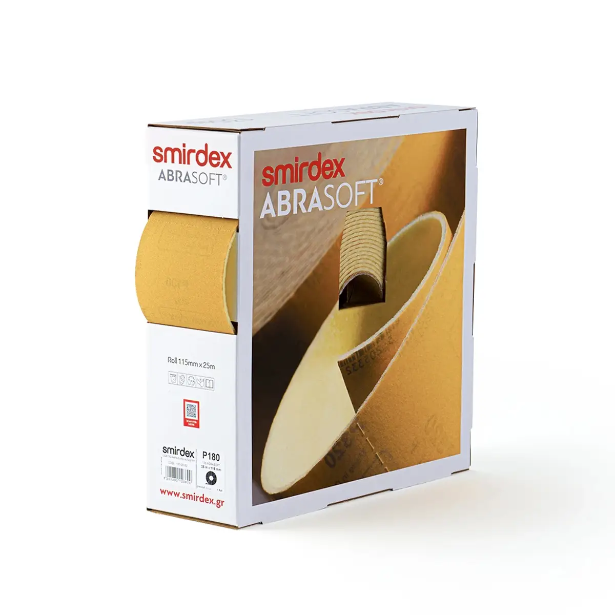 04-7959 SMIRDEX ΡΟΛΟ ABRASOFT 135SP P120 115*125mm-25m ΡΟΛΟ - Image 1