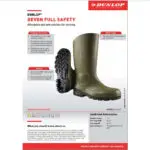 DUNLOP ΜΠΟΤΕΣ ΓΟΝΑΤΟΥ Devon S5 ΠΡΑΣΙΝΕΣ H142611 No40 - Image 4