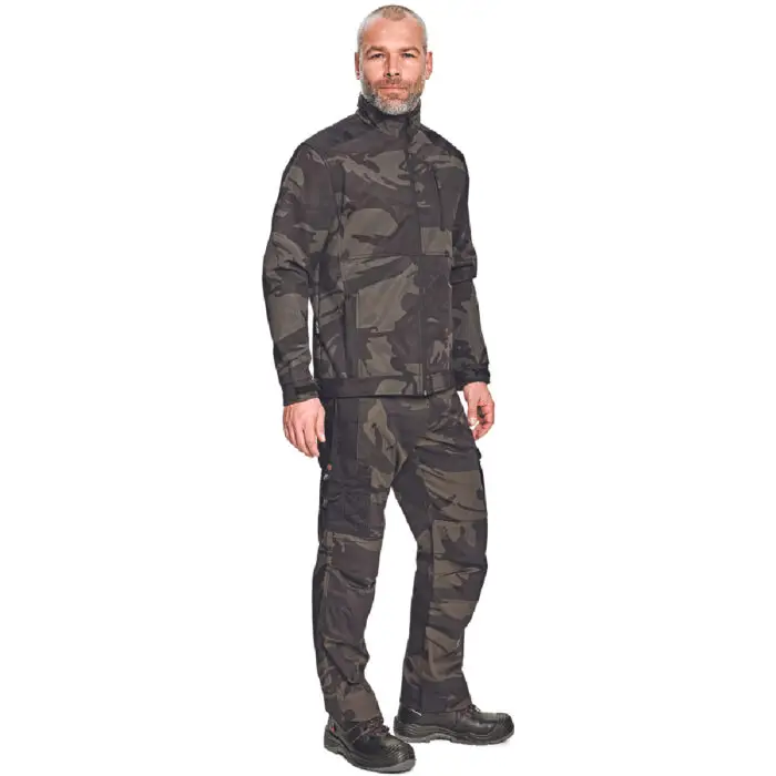 ΜΠΟΥΦΑΝ SOFTSHELL ΕΡΓΑΣΙΑΣ ΑΔΙΑΒΡΟΧΟ CRAMBE ΚΑΜΟΥΦΛΑΖ/ΠΑΡΑΛΛΑΓΗΣ 100%poly, 300g/m² L - Image 4