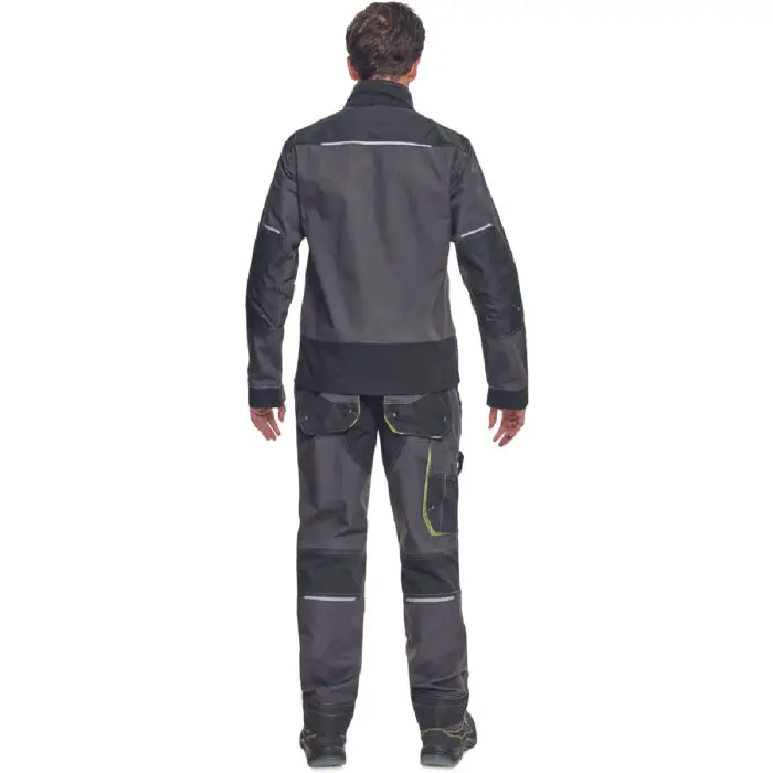 ΜΠΟΥΦΑΝ ΕΡΓΑΣΙΑΣ GREENDALE ΑΝΘΡΑΚΙ/ΛΑΙΜ 65%poly-35%cott, 270 g/m² No 54/L - Image 3