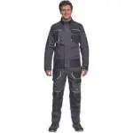 ΜΠΟΥΦΑΝ ΕΡΓΑΣΙΑΣ GREENDALE ΑΝΘΡΑΚΙ/ΛΑΙΜ 65%poly-35%cott, 270 g/m² No 54/L - Image 4