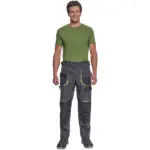 ΠΑΝΤΕΛΟΝΙ ΕΡΓΑΣΙΑΣ GREENDALE ΑΝΘΡΑΚΙ/ΛΑΙΜ 65%poly-35%cott, 270 g/m² No 54/L - Image 3