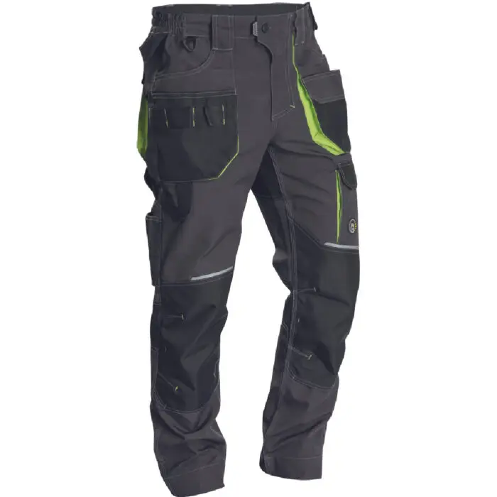 ΠΑΝΤΕΛΟΝΙ ΕΡΓΑΣΙΑΣ GREENDALE ΑΝΘΡΑΚΙ/ΛΑΙΜ 65%poly-35%cott, 270 g/m² No 54/L - Image 6
