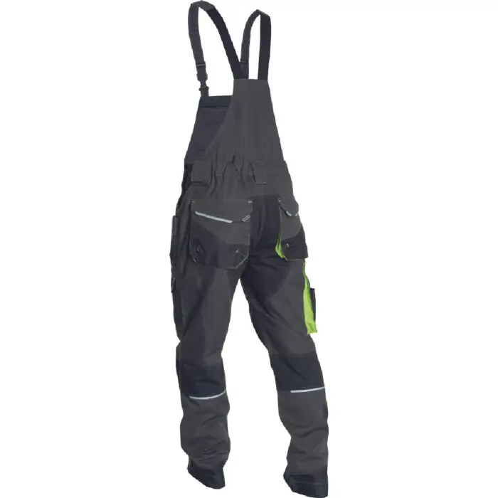 ΦΟΡΜΑ ΕΡΓΑΣΙΑΣ ΜΕ ΤΙΡΑΝΤΕΣ GREENDALE  ΑΝΘΡΑΚΙ/ΛΑΙΜ 65%poly-35%cott, 270 g/m² No 54/L - Image 6