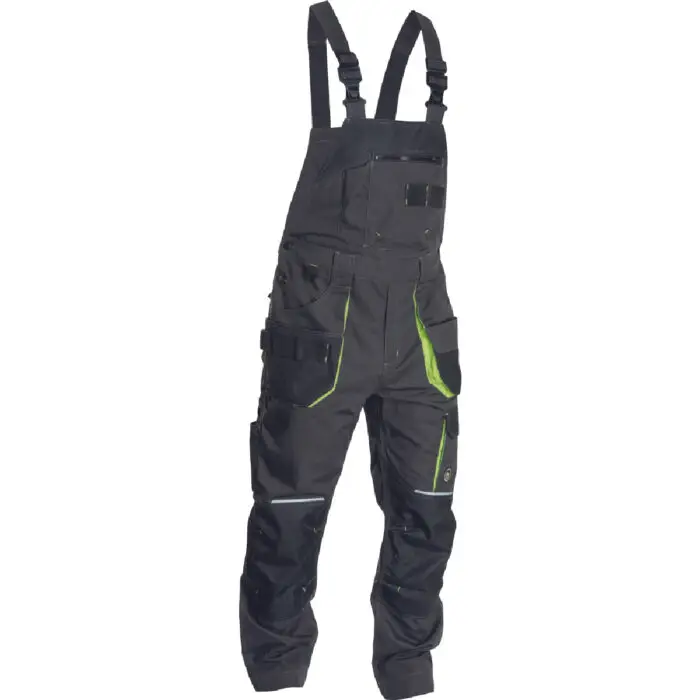 ΦΟΡΜΑ ΕΡΓΑΣΙΑΣ ΜΕ ΤΙΡΑΝΤΕΣ GREENDALE  ΑΝΘΡΑΚΙ/ΛΑΙΜ 65%poly-35%cott, 270 g/m² No 54/L - Image 7