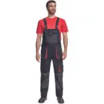 ΦΟΡΜΑ ΕΡΓΑΣΙΑΣ ΜΕ ΤΙΡΑΝΤΕΣ FF HANS ΜΑΥΡΟ/ΑΝΘΡΑΚΙ 100% cotton, 235 g/m² No 48/M - Image 2