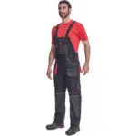 ΦΟΡΜΑ ΕΡΓΑΣΙΑΣ ΜΕ ΤΙΡΑΝΤΕΣ FF HANS ΜΑΥΡΟ/ΑΝΘΡΑΚΙ 100% cotton, 235 g/m² No 48/M - Image 3