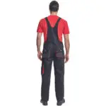 ΦΟΡΜΑ ΕΡΓΑΣΙΑΣ ΜΕ ΤΙΡΑΝΤΕΣ FF HANS ΜΑΥΡΟ/ΑΝΘΡΑΚΙ 100% cotton, 235 g/m² No 48/M - Image 4