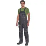 ΦΟΡΜΑ ΕΡΓΑΣΙΑΣ ΜΕ ΤΙΡΑΝΤΕΣ GREENDALE  ΑΝΘΡΑΚΙ/ΛΑΙΜ 65%poly-35%cott, 270 g/m² No 52/L - Image 5