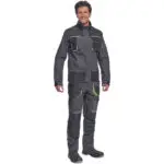 ΜΠΟΥΦΑΝ ΕΡΓΑΣΙΑΣ GREENDALE ΑΝΘΡΑΚΙ/ΛΑΙΜ 65%poly-35%cott, 270 g/m² No 56/XL - Image 2