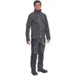 ΜΠΟΥΦΑΝ SOFTSHELL ΕΡΓΑΣΙΑΣ ΑΔΙΑΒΡΟΧΟ GREENDALE ΑΝΘΡΑΚΙ/ΛΑΙΜ 94%poly-6%elast, 320 g/m² L - Image 2