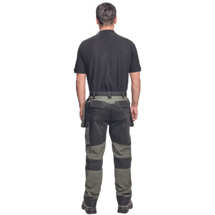 ΠΑΝΤΕΛΟΝΙ ΕΡΓΑΣΙΑΣ KEILOR ΛΑΔΙ/ΜΑΥΡΟ ΜΕ ΕΛΑΣΤΙΝΗ 265g/m² No 58/XL - Image 2