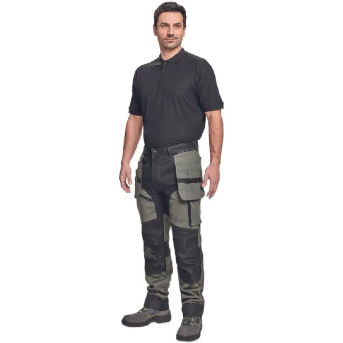 ΠΑΝΤΕΛΟΝΙ ΕΡΓΑΣΙΑΣ KEILOR ΛΑΔΙ/ΜΑΥΡΟ ΜΕ ΕΛΑΣΤΙΝΗ 265g/m² No 58/XL - Image 3