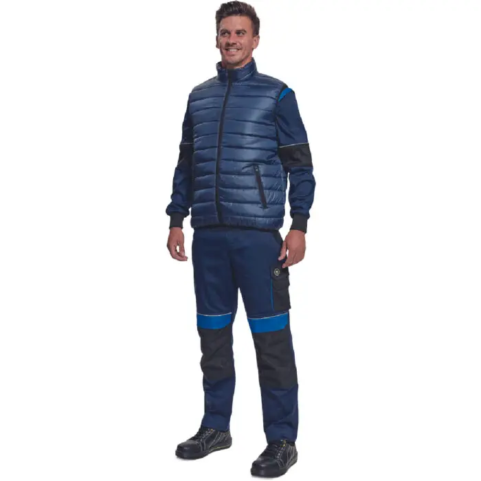 ΓΙΛΕΚΟ ΕΡΓΑΣΙΑΣ MAX NEO LIGHT ΣΚΟΥΡΟ ΜΠΛΕ 100%POLY, 200g/m² 2XL - Image 2