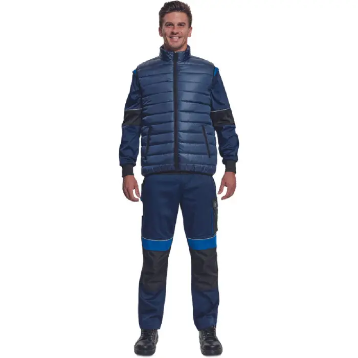 ΓΙΛΕΚΟ ΕΡΓΑΣΙΑΣ MAX NEO LIGHT ΣΚΟΥΡΟ ΜΠΛΕ 100%POLY, 200g/m² 2XL - Image 4