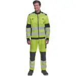 ΜΠΟΥΦΑΝ ΕΡΓΑΣΙΑΣ MAX VIVO 2σε1 ΚΙΤΡΙΝΟ ΥΨΗΛΗΣ ΕΥΚΡΙΝΕΙΑΣ 65%poly-35%cott, 250 g/m² No 48/M - Image 4