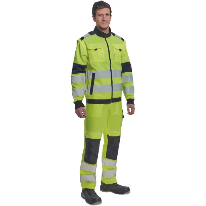 ΜΠΟΥΦΑΝ ΕΡΓΑΣΙΑΣ MAX VIVO 2σε1 ΚΙΤΡΙΝΟ ΥΨΗΛΗΣ ΕΥΚΡΙΝΕΙΑΣ 65%poly-35%cott, 250 g/m² No 48/M - Image 5