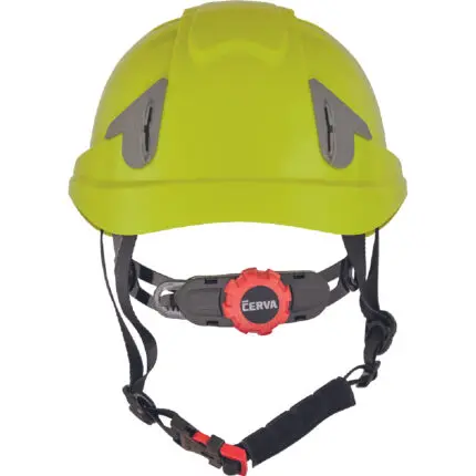 Κράνος εργοταξίου Alpinworker κίτρινο με ενσωματωμένα γυαλιά