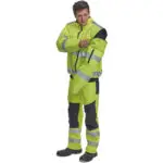 ΜΠΟΥΦΑΝ ΕΡΓΑΣΙΑΣ ΑΔΙΑΒΡΟΧΟ ΨΥΧΟΥΣ CLOVELLY ΚΙΤΡΙΝΟ ΥΨΗΛΗΣ ΕΥΚΡΙΝΕΙΑΣ POLY/PU 160 g/m² XXL - Image 5