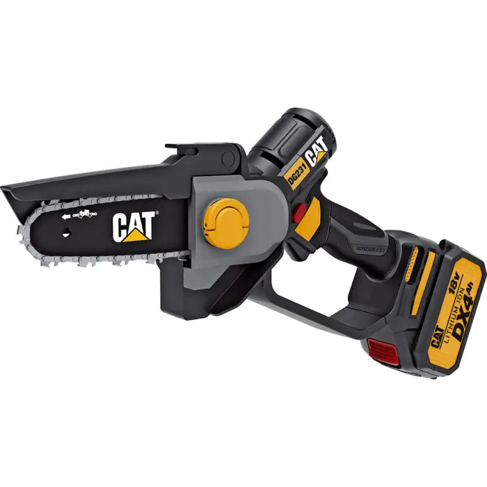 CAT SET ΑΛΥΣΟΠΡΙΟΝΟ ΚΛΑΔΕΥΤΙΚΟ ΜΠΑΤΑΡΙΑΣ Li-ion 18V 4Ah DG231 - Image 2