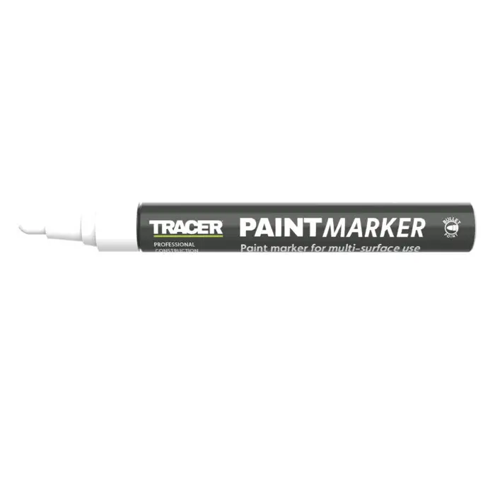 TRACER Μαρκαδόρος ανεξίτηλος βαρέως τύπου λευκός APTM2 - Image 2