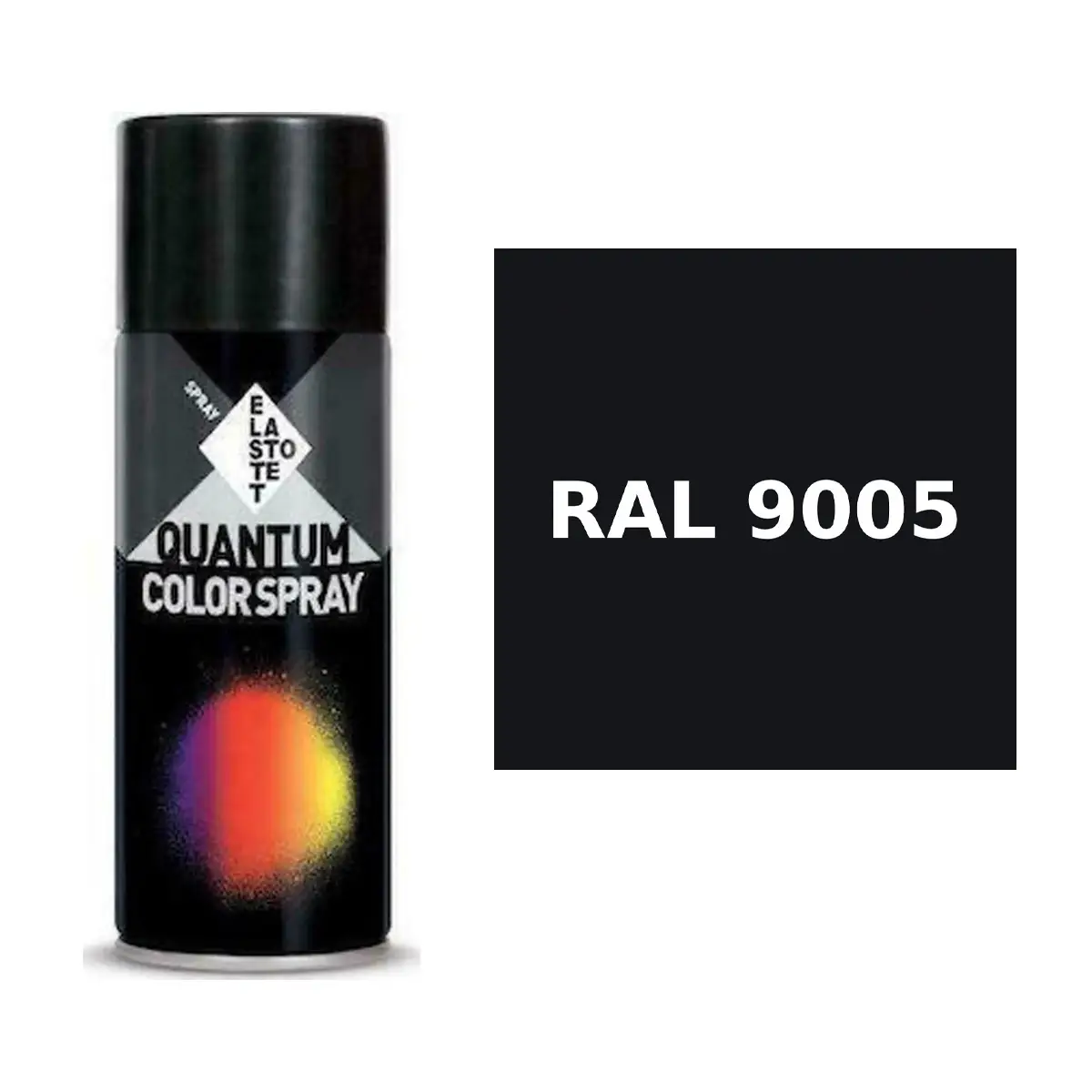 05-8624 ΣΠΡΕΙ ΜΑΥΡΟ ΜΑΤ ''BLACK MATT'' QUANTUM RAL 9005 - 400ml - Image 1