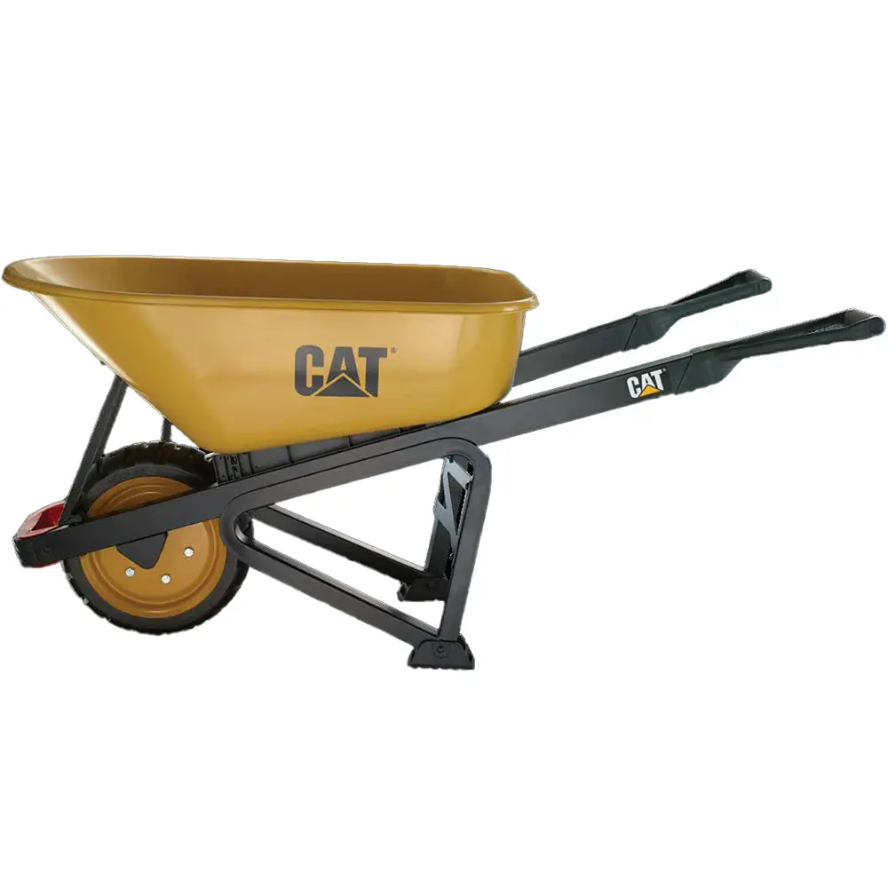 05-8906 CAT ΚΑΡΟΤΣΙ ΟΙΚΟΔΟΜΗΣ Χωρητικότητας 170Lt 500kg με συμπαγή ρόδα Κ22-000 - Image 1