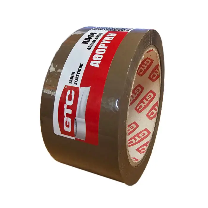 GTC Ταινία συσκευασίας αθόρυβη καφέ 48mm*60m - Image 2