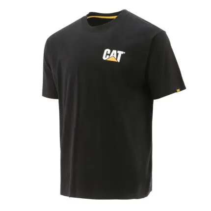 CAT Μπλουζάκι κοντομάνικο μαύρο trademark tee M W05324-016