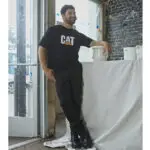 CAT ΜΠΛΟΥΖΑΚΙ ΚΟΝΤΟΜΑΝΙΚΟ ΜΑΥΡΟ TM LOGO L 1510305 - Image 4