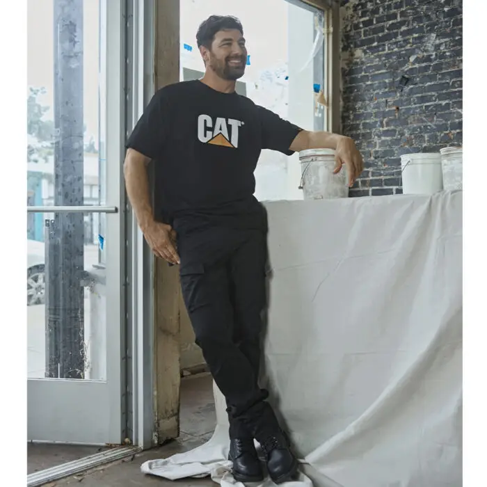 CAT ΜΠΛΟΥΖΑΚΙ ΚΟΝΤΟΜΑΝΙΚΟ ΜΑΥΡΟ TM LOGO L 1510305 - Image 4