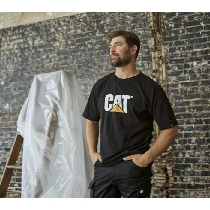 CAT ΜΠΛΟΥΖΑΚΙ ΚΟΝΤΟΜΑΝΙΚΟ ΜΑΥΡΟ TM LOGO L 1510305 - Image 6