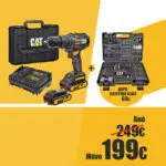 CAT COMBO-16 ΔΡΑΠΑΝΟΚΑΤΣΑΒΙΔΟ ΚΡΟΥΣΤΙΚΟ 18V DX12 & ΚΑΣΕΤΙΝΑ 201τεμ. - Image 2