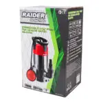 RAIDER ΑΝΤΛΙΑ ΥΠΟΒΡΥΧΙΑ ΑΚΑΘΑΡΤΩΝ INOX RD-WP65 1100W 1"max 333L/min 9m 070172 - Image 2