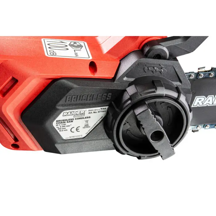 RAIDER Αλυσοπρίονο κλαδευτικό μπαταρίας 1x4Ah 20V 2,95kg με λάμα 25,5cm RDI-BCCS32 077001 - Image 7