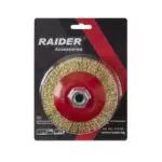 RAIDER Συρματόβουρτσα γωνιακού τροχού στρογγυλή 115ΜΜ M14 171130 - Image 2