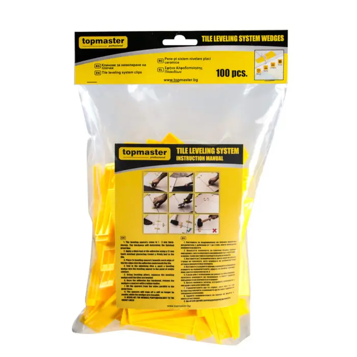 TOP MASTER ΣΦΗΝΑ ΑΛΦΑΔΟΠΟΙΗΣΗΣ ΠΛΑΚΙΔΙΩΝ 100τεμ. 329918W - Image 2