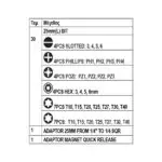 RAIDER ΜΥΤΕΣ 1/4'' ΣΕΤ 32τεμ 158901 - Image 2