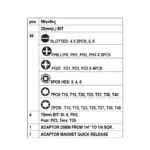 RAIDER ΜΥΤΕΣ 1/4'' ΣΕΤ 42τεμ 158902 - Image 2